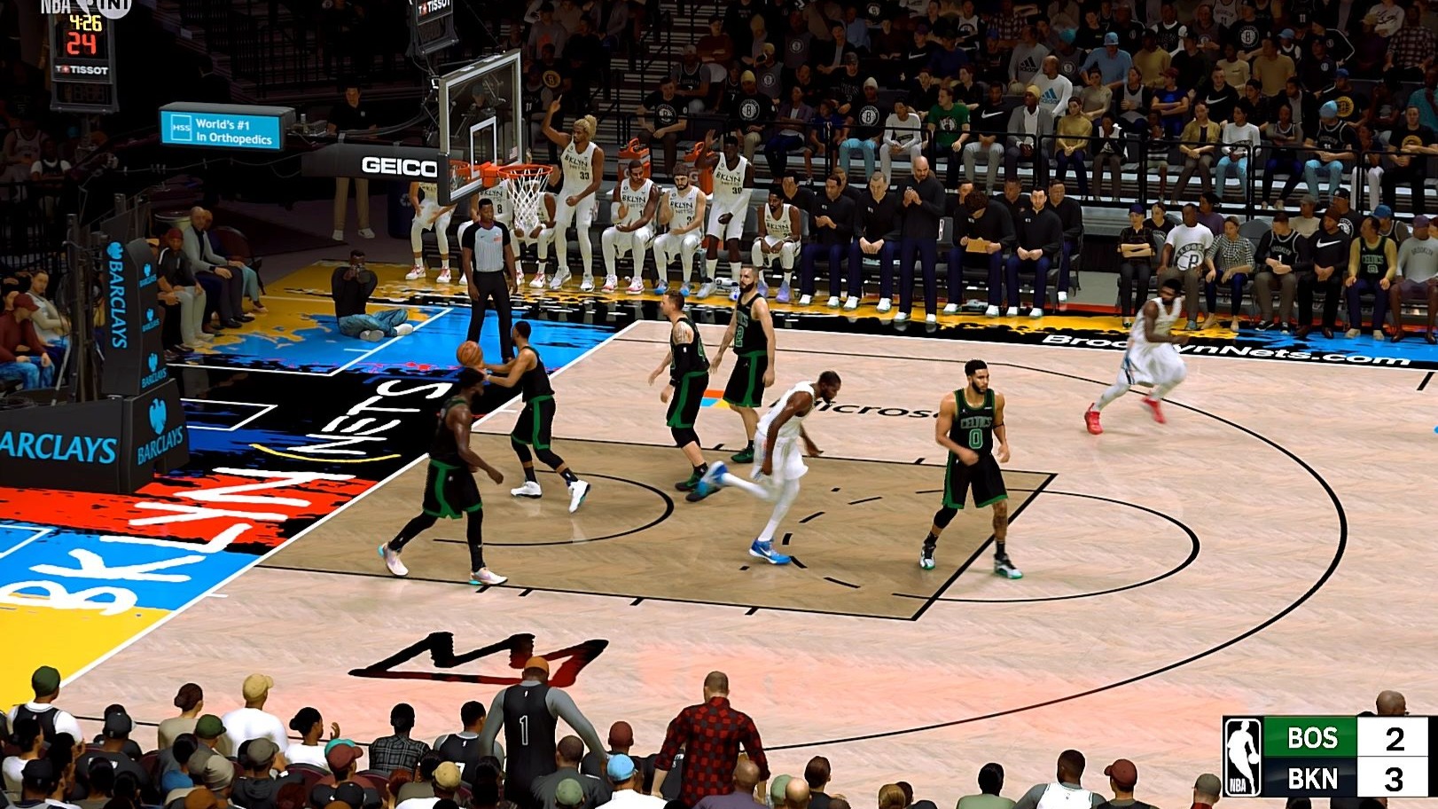 包含NBA2K决赛震撼开打，巅峰对决引爆全场的词条